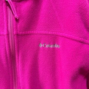 Columbia Bright Pink Fleece Outerwear